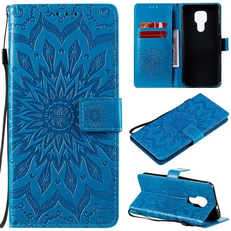 mandal pattern wallet case for samsung s9