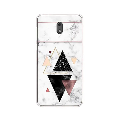 marble triangle phone case