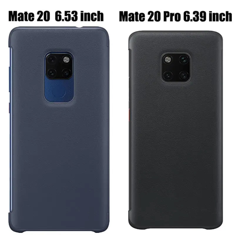 the back and side of the mate 2 0 and mate 2 pro