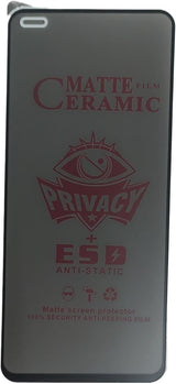 Matte ceramic privacy anti-static screen protector.