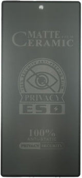 Matte ceramic privacy screen protector.