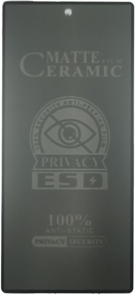 Matte ceramic privacy screen protector.
