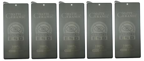 Matte ceramic privacy screen protectors.