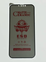 Matte ceramic privacy screen protector.