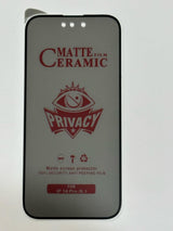 Matte ceramic privacy screen protector.
