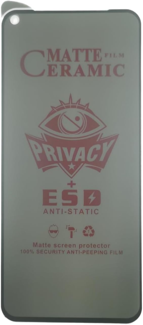 Matte ceramic privacy screen protector.