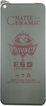 Matte ceramic privacy screen protector.