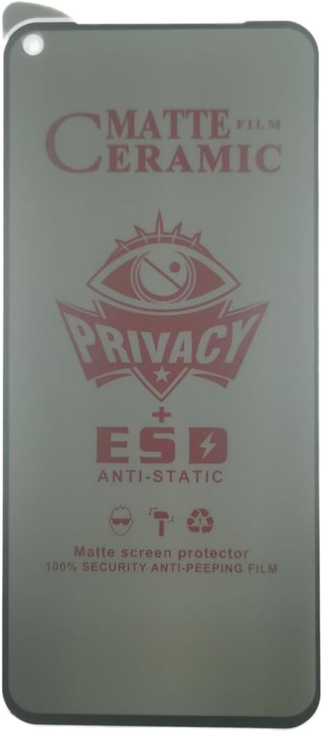 Matte ceramic privacy screen protector.