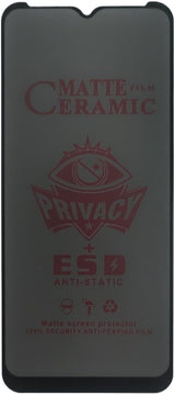 Matte ceramic privacy screen protector.