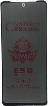 Matte ceramic privacy screen protector.