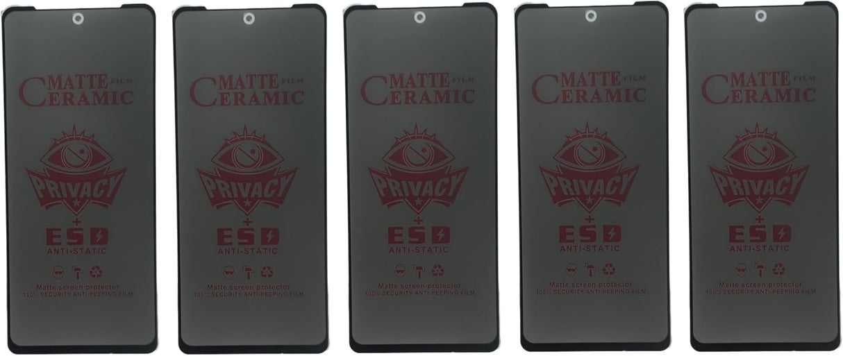 Matte ceramic privacy screen protectors.