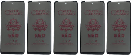 Matte ceramic privacy screen protectors.
