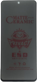 Matte ceramic privacy screen protector.