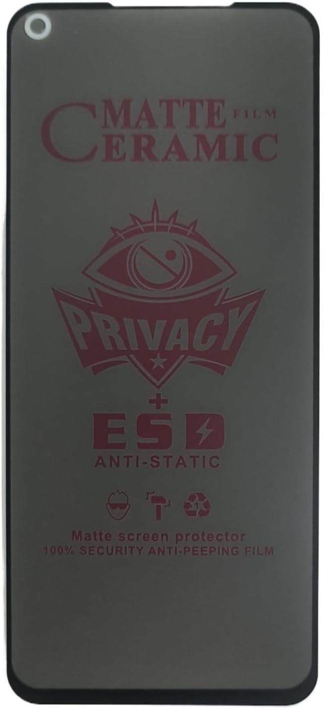 Matte ceramic privacy screen protector.