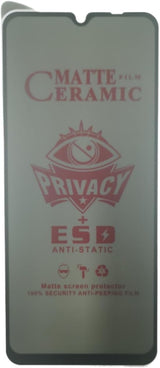 Matte ceramic privacy screen protector.