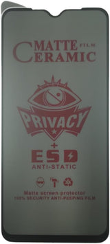 Matte ceramic privacy screen protector.