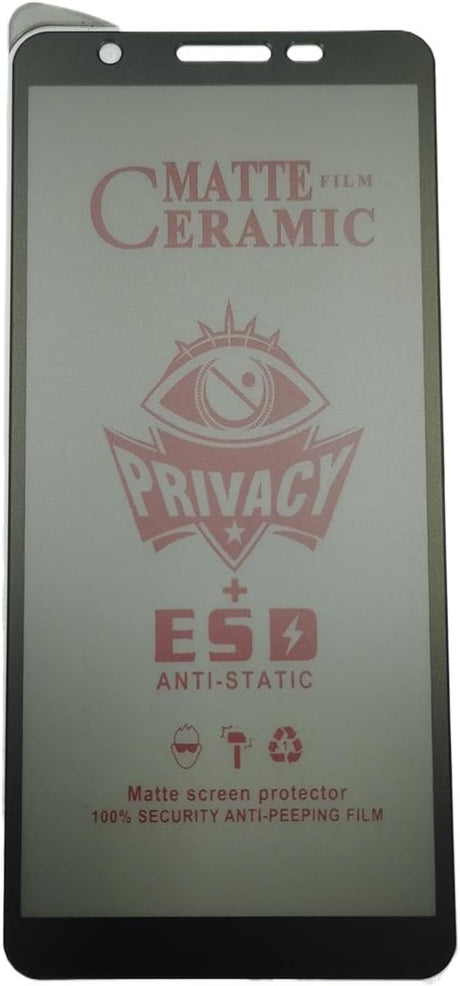 Matte ceramic privacy screen protector.