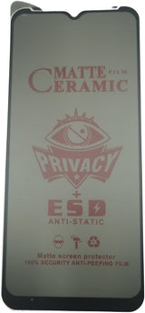 Matte ceramic privacy screen protector.