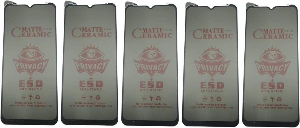 Matte ceramic privacy screen protectors.