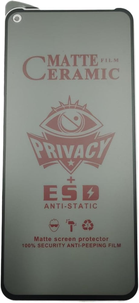 Matte ceramic privacy screen protector.