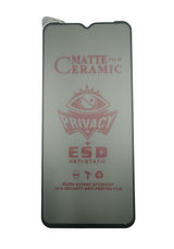 Matte ceramic privacy screen protector.