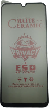 Matte ceramic privacy screen protector.