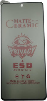 Matte ceramic privacy screen protector.