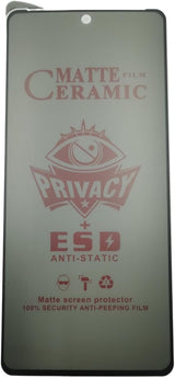 Matte ceramic privacy screen protector.