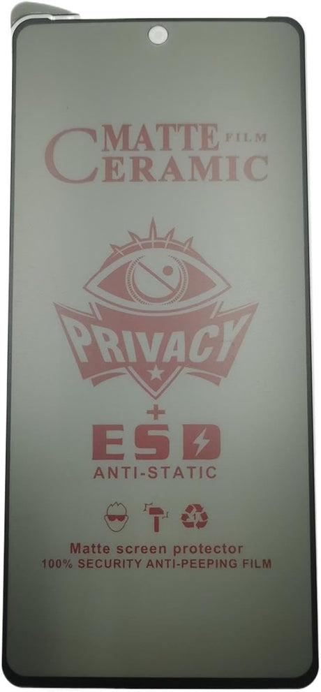 Matte ceramic privacy screen protector.