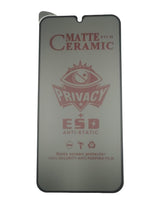 Matte ceramic privacy screen protector.