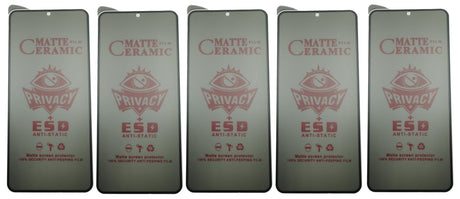 Matte ceramic privacy screen protectors.