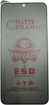 Matte ceramic privacy screen protector.