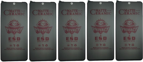Matte ceramic privacy screen protectors.