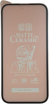 Matte ceramic screen protector.