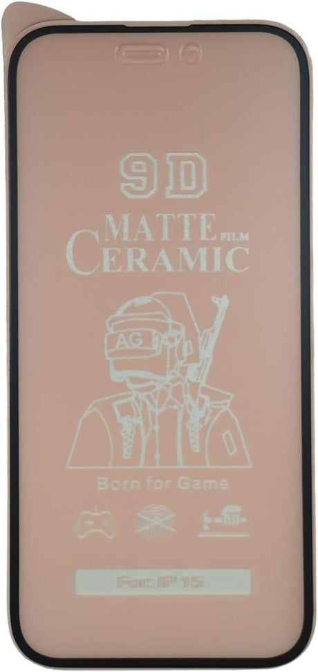 Matte ceramic screen protector.