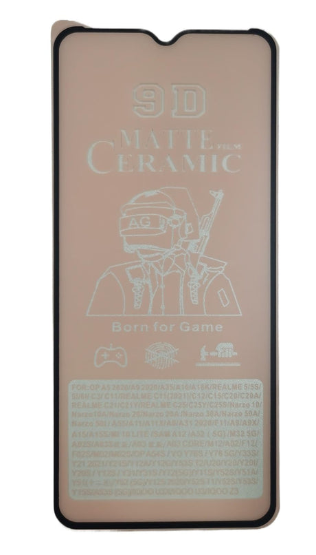 Matte ceramic screen protector.