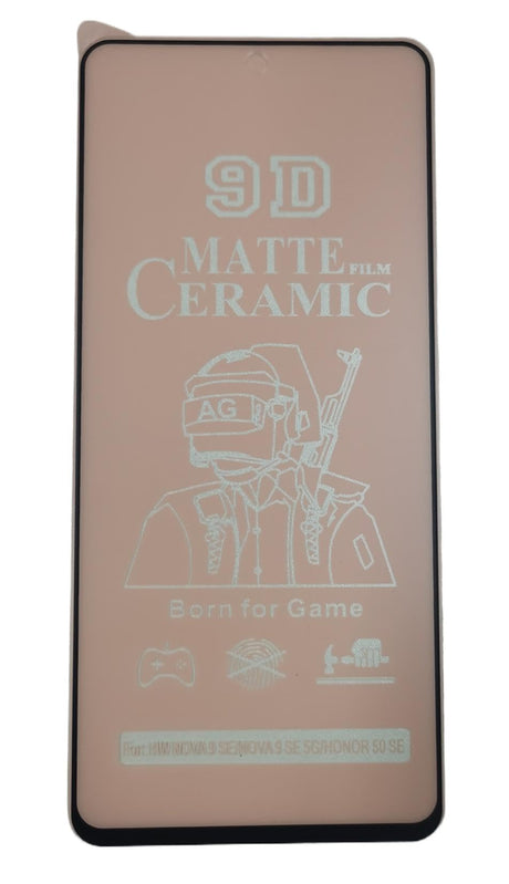 Matte ceramic screen protector.