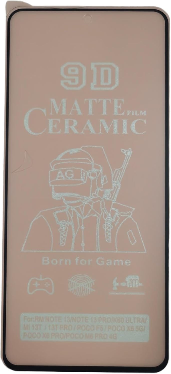 Matte ceramic screen protector.
