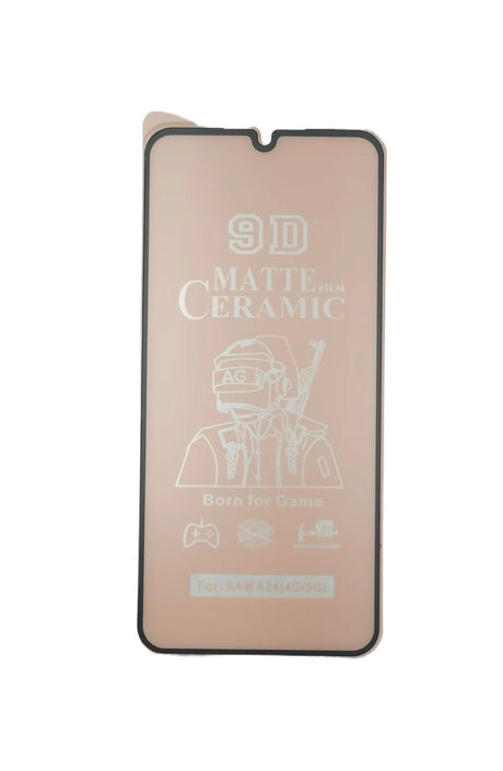 Matte ceramic screen protector.