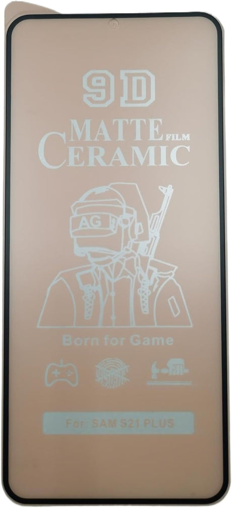 Matte ceramic screen protector.