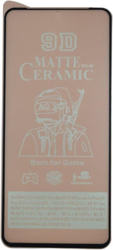 Matte ceramic screen protector.