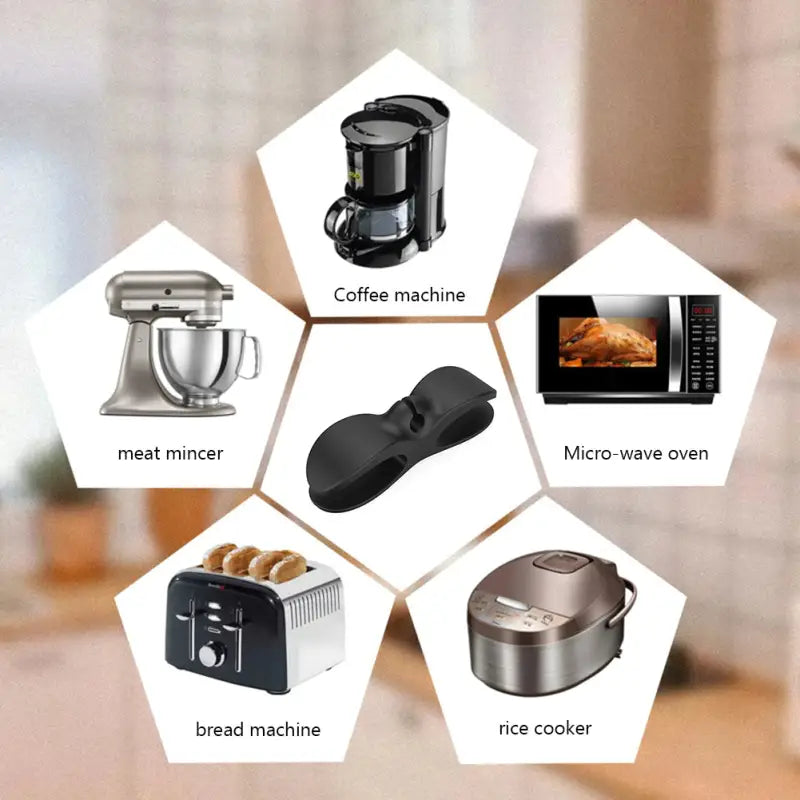 a kitchen appliance with a variety of kitchen appliances