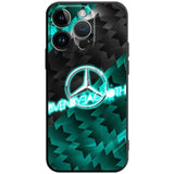 mercedes logo green case for iphone 11