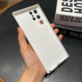 the case is made from a white plastic material