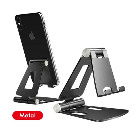 The metal stand for the iphone and ipad