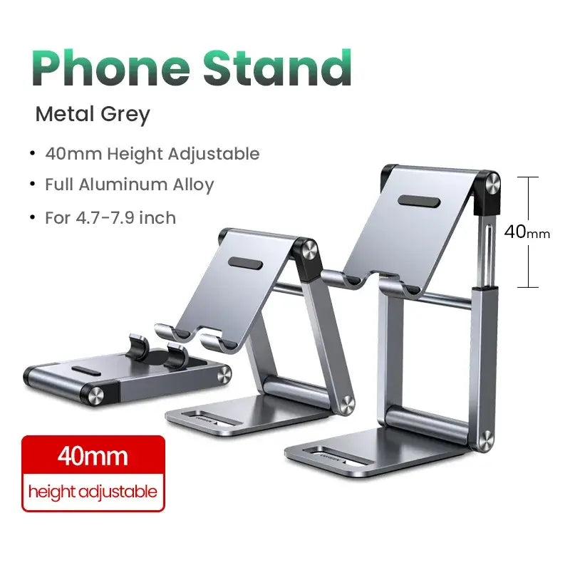 the metal stand for the phone and tablet