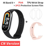 mi band 8 plus + 2pcs protective screen protector for xiaomimimimimimimimi