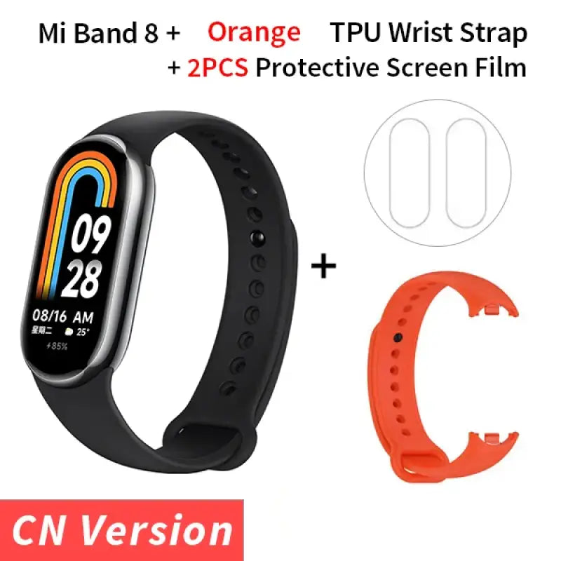 mi band 8 + 2pcs protective screen protector for xiaomimimimimimimimimi