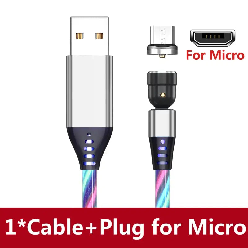 a close up of a cable with a micro usb cable attached