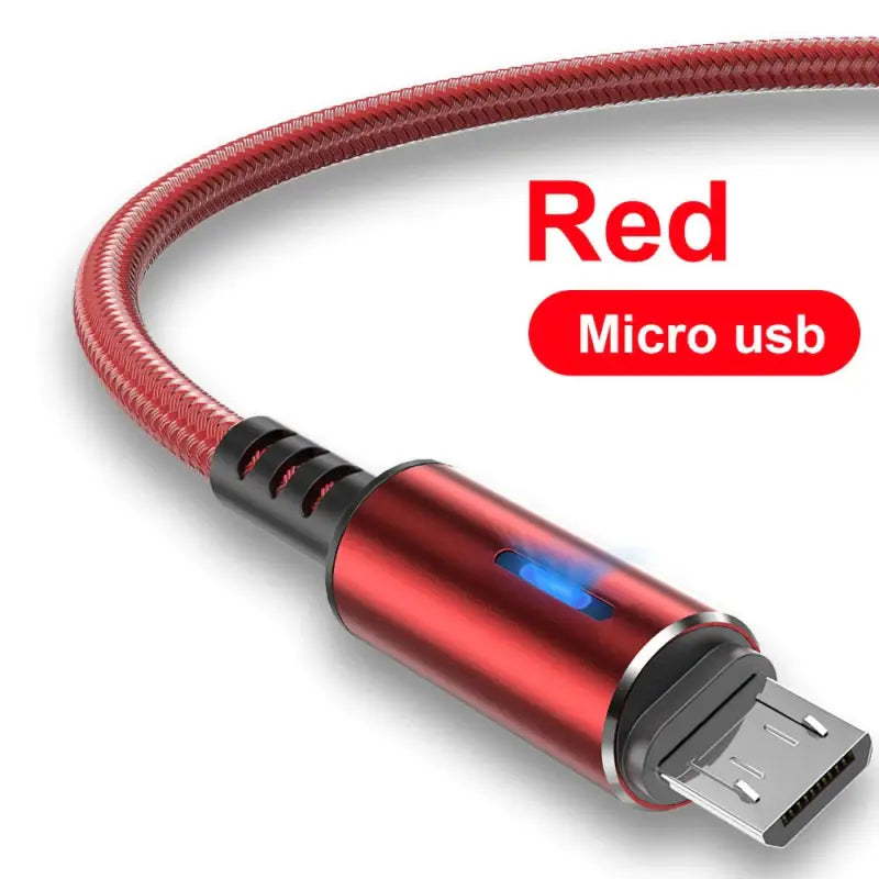 red micro usb cable